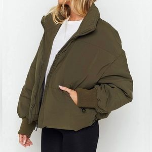 NWOT Padded full zip puffer jacket
